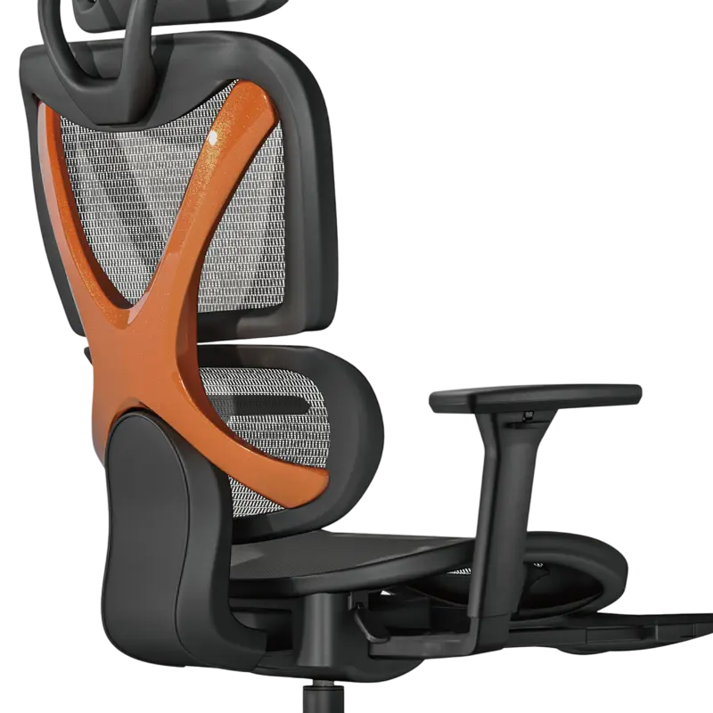 Scaun de birou Lumi CH05-22 Textil Negru | Portocaliu
Oțel | Clasa 3 | 118 - 127 cm