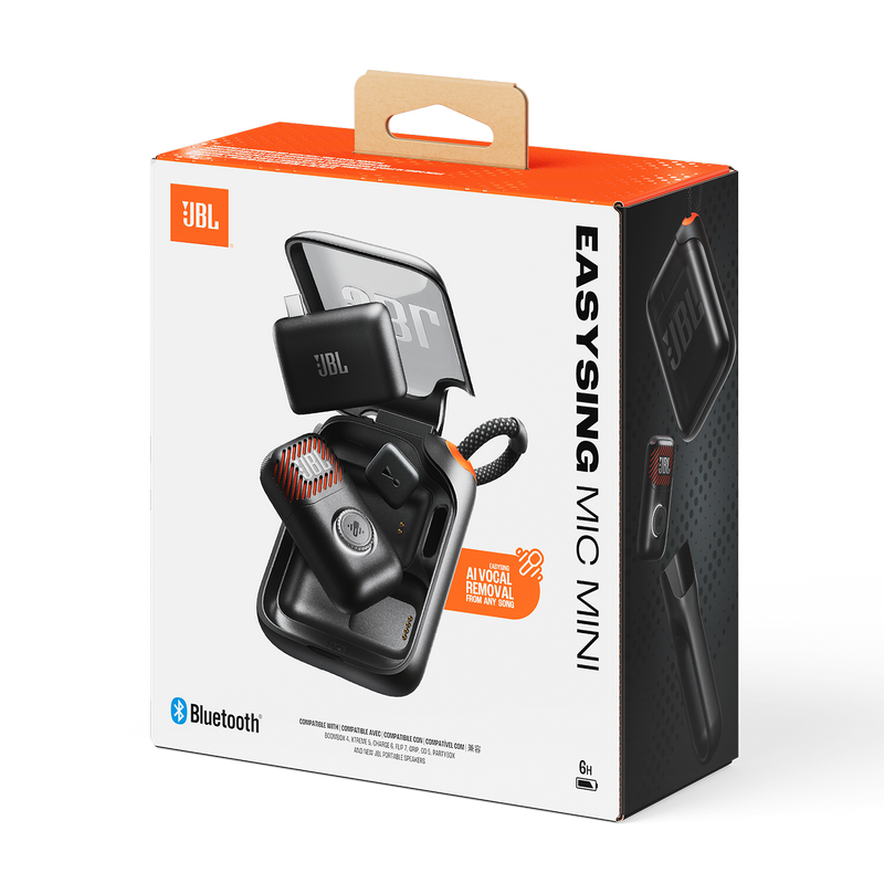 Портативный записывающий микрофон JBL EasySing Mic Mini Беспроводной Черный