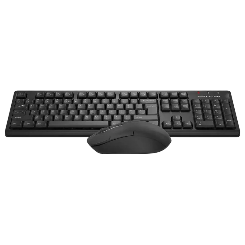 Set Tastatură + Mouse A4Tech FG1200 Membrană Negru
Fără fir | Engleza,Rusă,Română