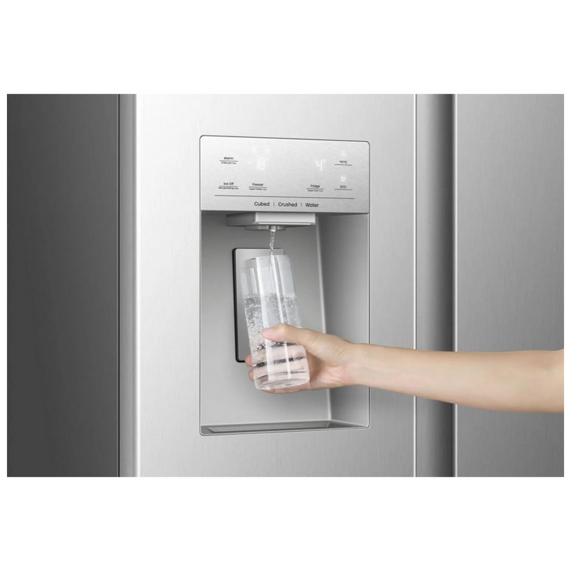 Frigider Hisense RS5P528STIE Oțel inoxidabil
Side-by-Side | 178.6 cm | 528 l