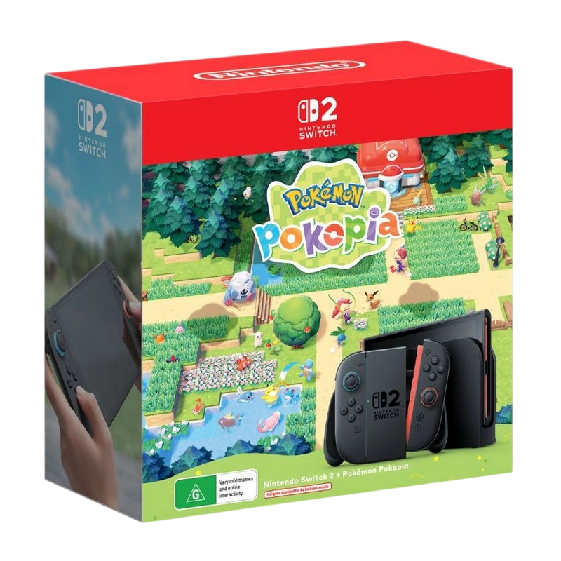 Consolă portabilă pentru jocuri Nintendo Switch 2 + Pokemon Pokopia Negru
256 GB | 7.9
