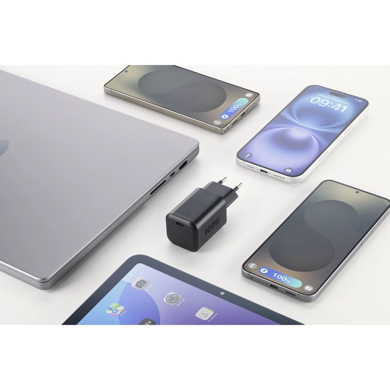 Încărcător Cellularline ACH USB-C GaN Negru
100 W | Mufa EU
