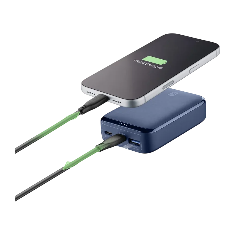 Acumulator extern Cellularline Essence Promo Albastru
Li-Polymer | 10000 mAh
