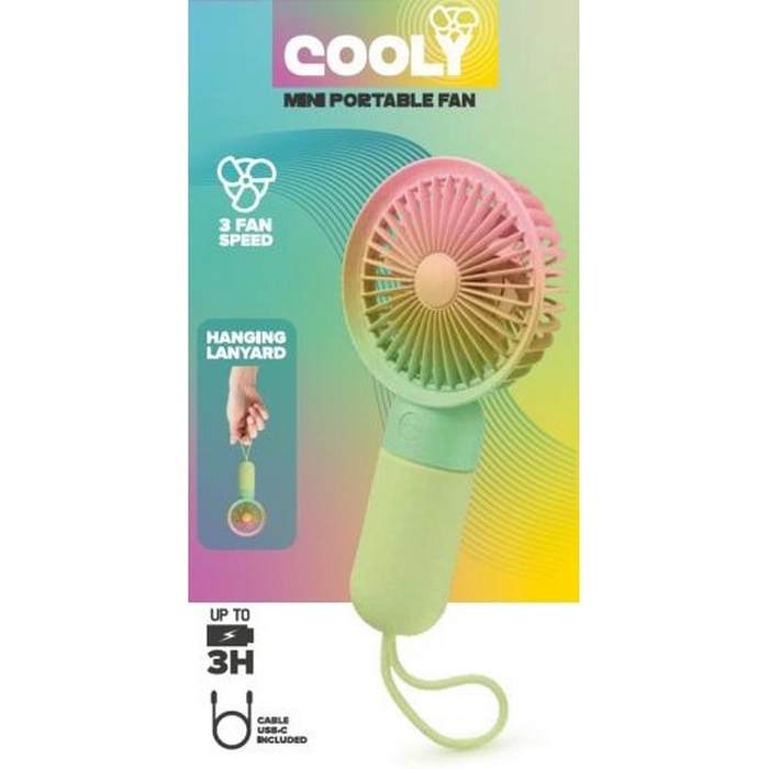 Ventilator Cellularline Cooly Portabil Verde