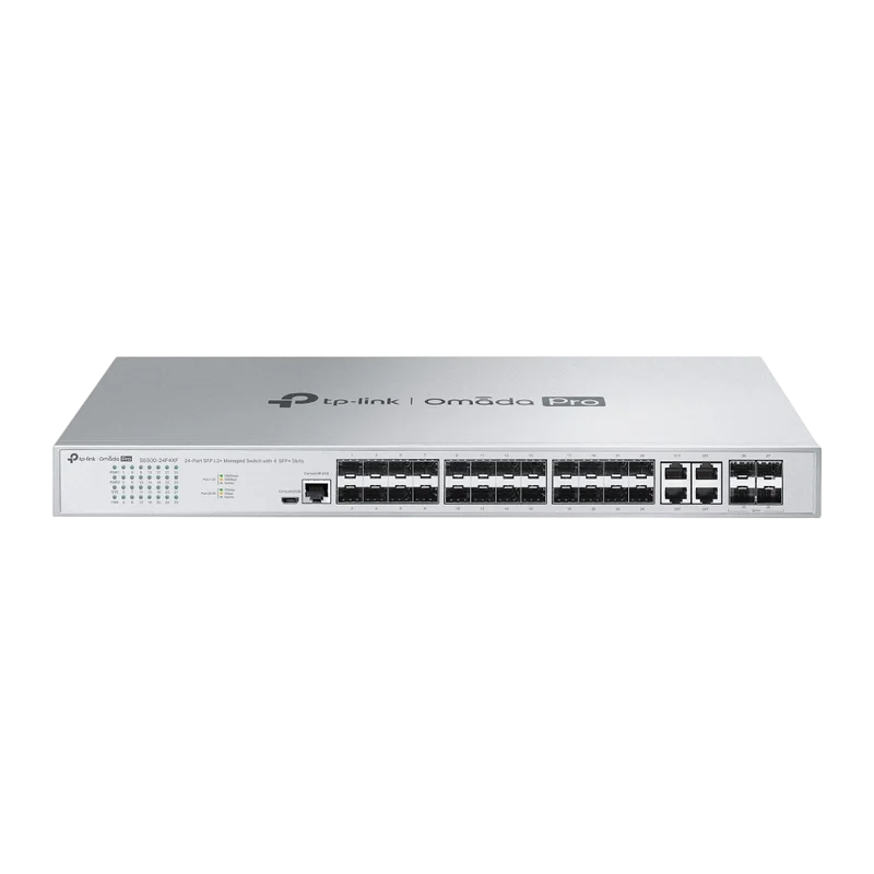 Коммутатор TP-LINK Omada Pro S5500-24F4XF Серебристый