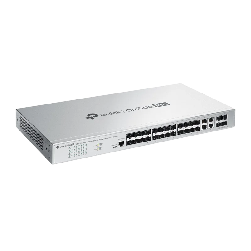Коммутатор TP-LINK Omada Pro S5500-24F4XF Серебристый