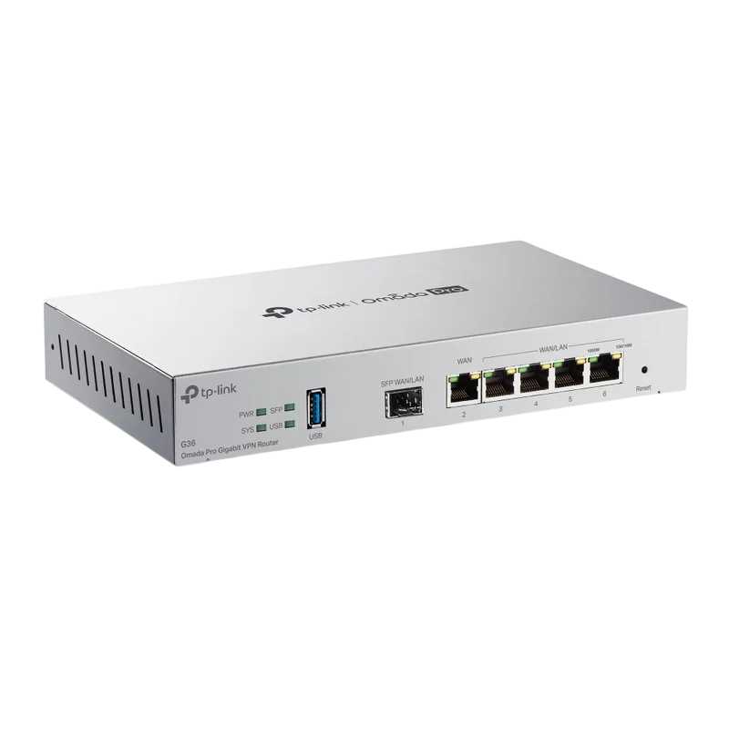 VPN Маршрутизатор TP-LINK Omada Pro G36 Серебристый
