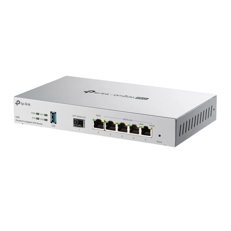 VPN Маршрутизатор TP-LINK Omada Pro G36 Серебристый