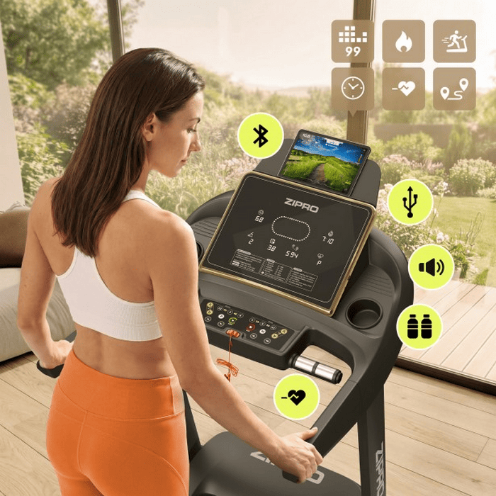 Bandă de alergat Zipro Pacemaker Gold iConsole+ Negru
22 km/h | 150 kg