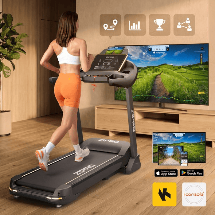 Bandă de alergat Zipro Pacemaker Gold iConsole+ Negru
22 km/h | 150 kg
