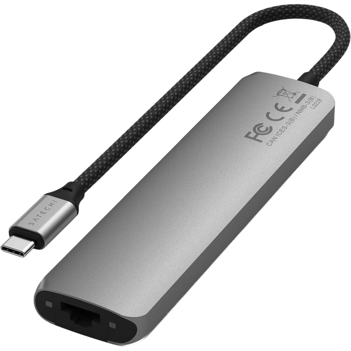 Stație Docking Satechi Slim USB-C Gri
10 Gbps | USB Type-C