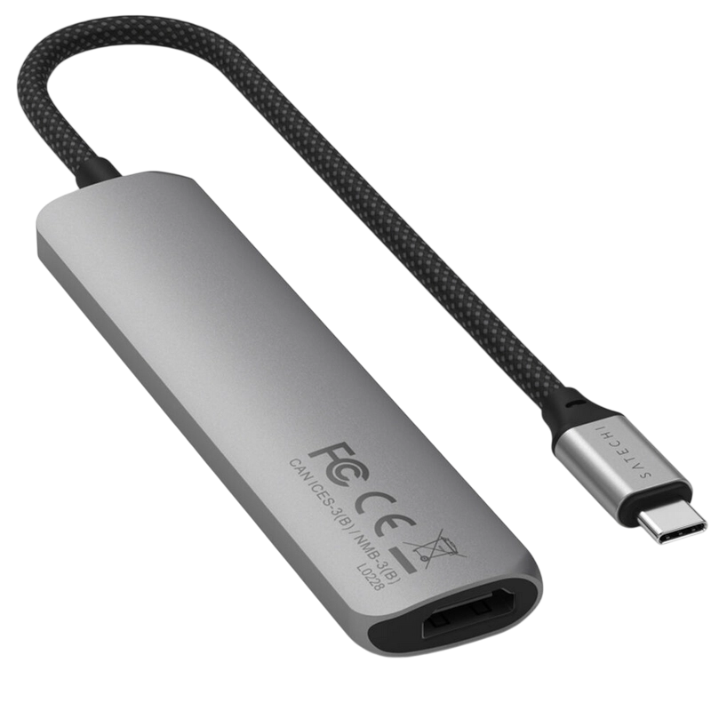 Stație Docking Satechi Slim USB-C Gri
10 Gbps | USB Type-C
