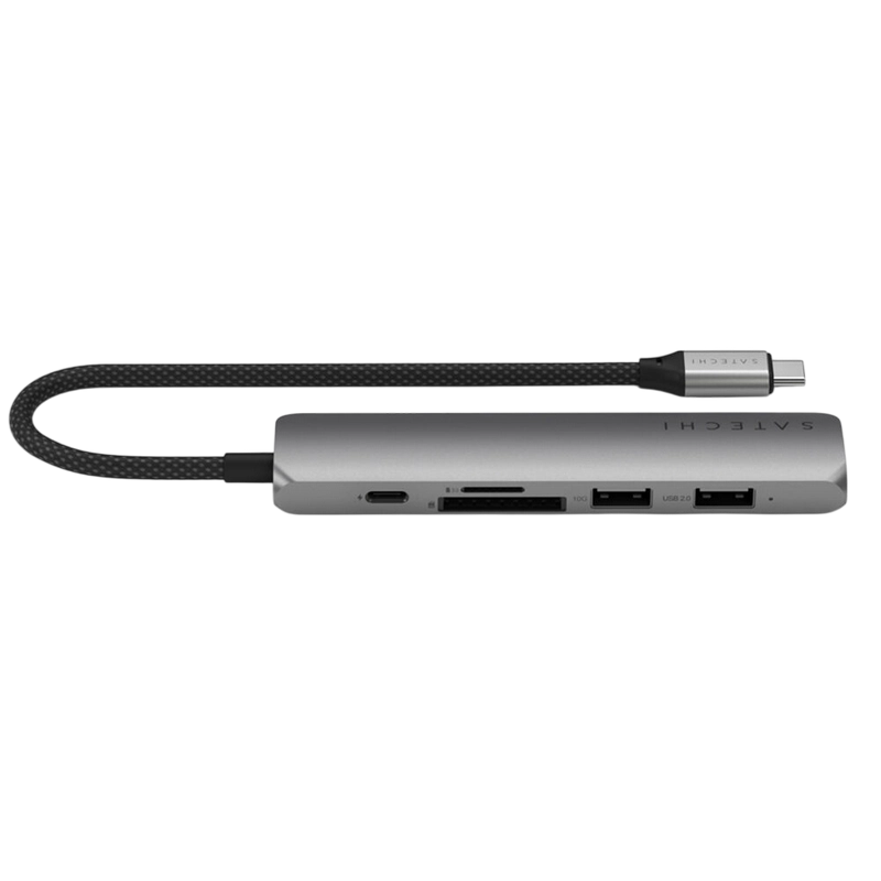 Stație Docking Satechi Slim USB-C Gri
10 Gbps | USB Type-C