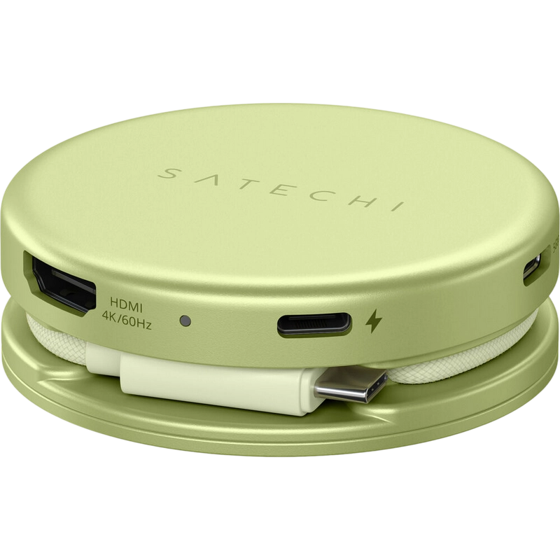Многопортовый адаптер Satechi OntheGo Зелёный