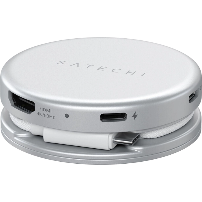 Многопортовый адаптер Satechi OntheGo Серебристый