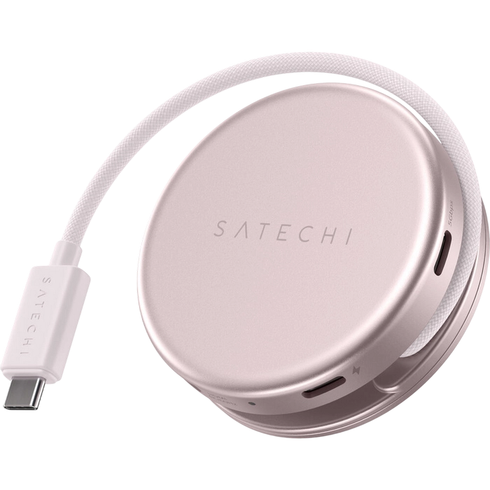 Cumpara  Stații de andocare - Adaptor multiport Satechi OntheGo Roz
USB Typ..