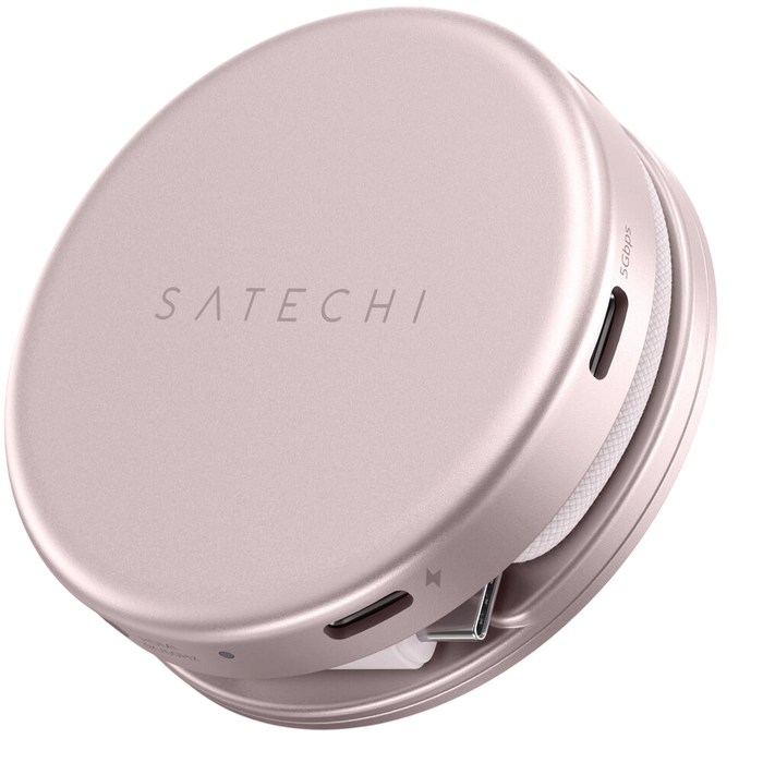 Многопортовый адаптер Satechi OntheGo Розовый