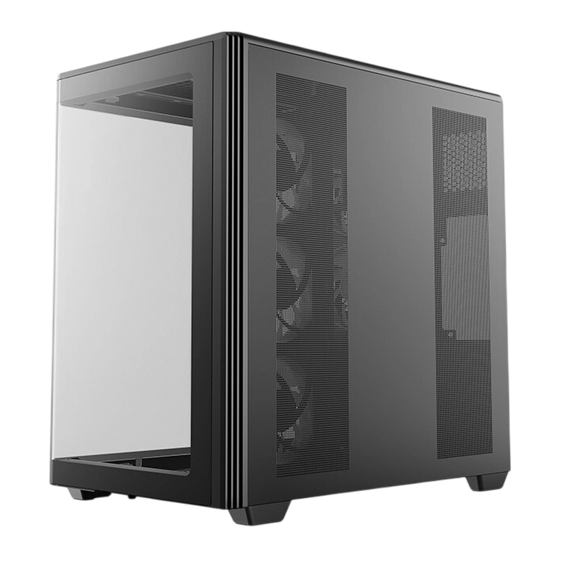 Carcasă PC Deepcool CG590U 5F Midi-Tower Negru
Fără PSU | Oțel, plastic ABS, Sticlă călită | ARGB