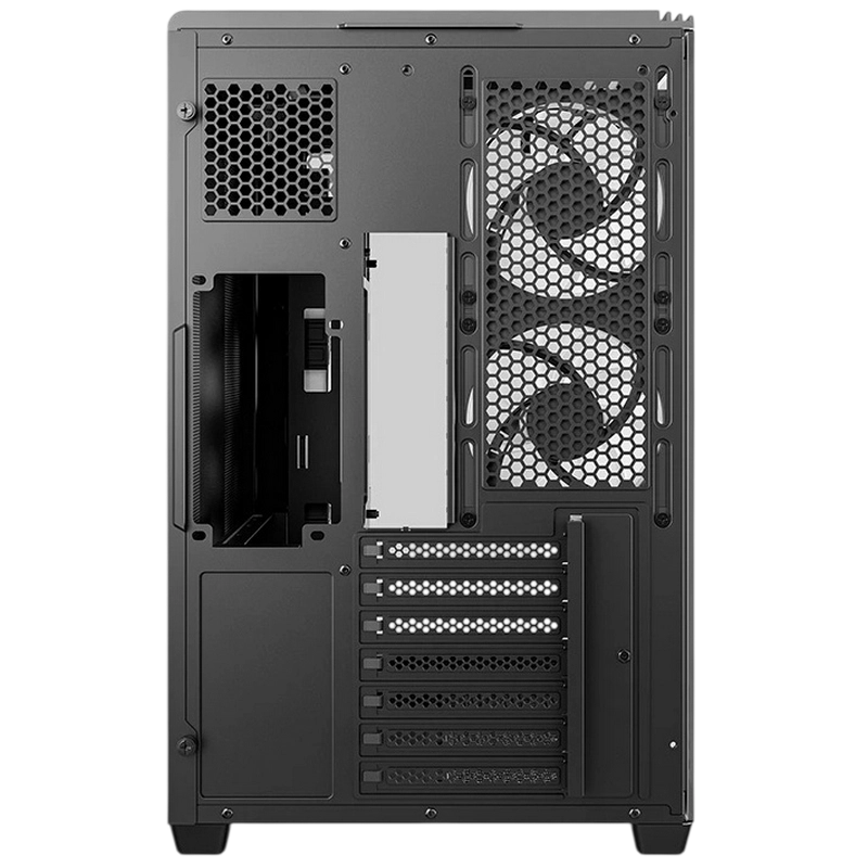 Carcasă PC Deepcool CG590U 5F Midi-Tower Negru
Fără PSU | Oțel, plastic ABS, Sticlă călită | ARGB