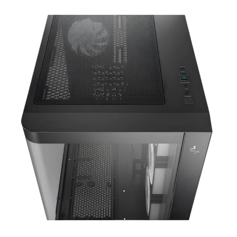 Carcasă PC Deepcool CG530U 4F Midi-Tower Negru
Fără PSU | Plastic,Oțel,Sticlă călită | ARGB