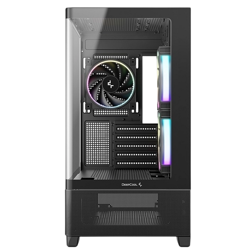 Carcasă PC Deepcool CG380U 3F Micro-ATX Negru
Fără PSU | Plastic,Oțel,Sticlă călită | ARGB