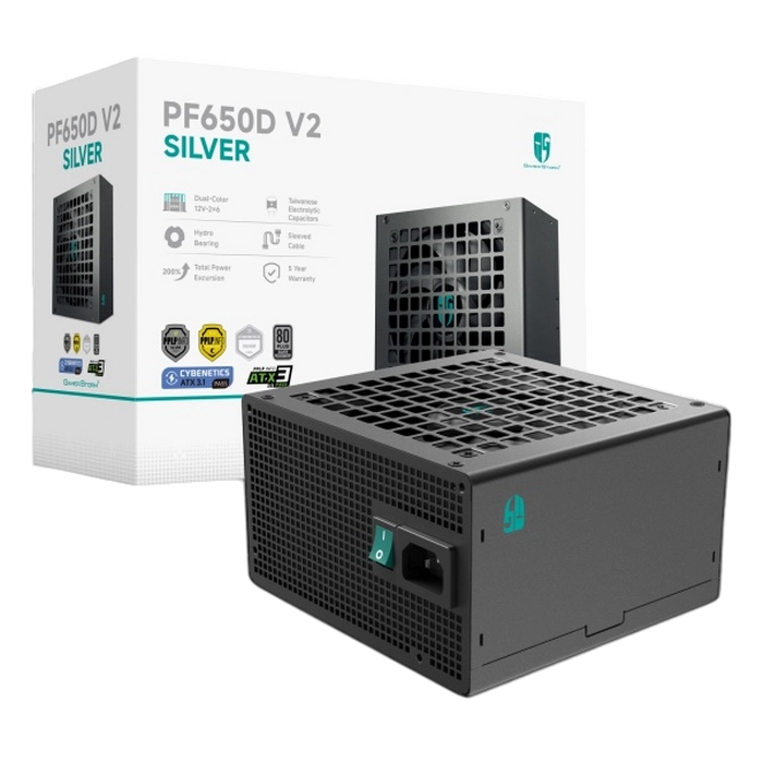 Блок питания для компьютеров Deepcool PF650D V2 ATX Черный