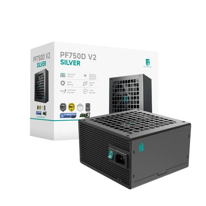 Блок питания для компьютеров Deepcool PF750D V2 ATX Черный