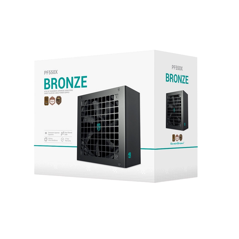 Блок питания для компьютеров Deepcool GamerStorm PF550X ATX Черный