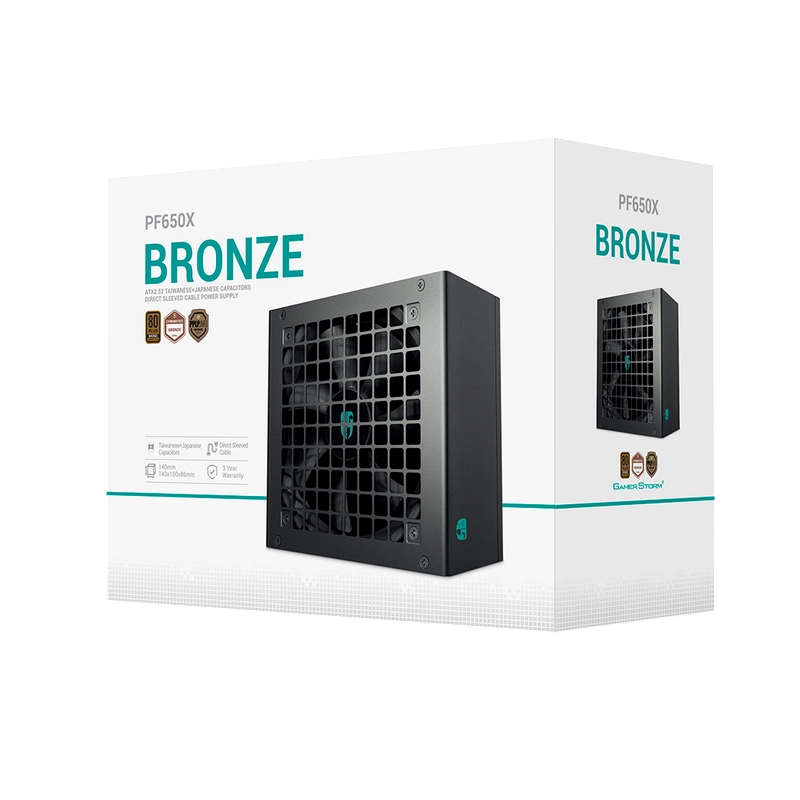 Блок питания для компьютеров Deepcool GamerStorm PF650X ATX Черный