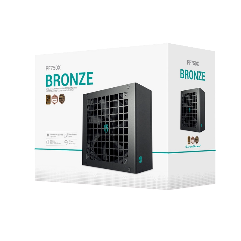 Блок питания для компьютеров Deepcool GamerStorm PF750X ATX Черный