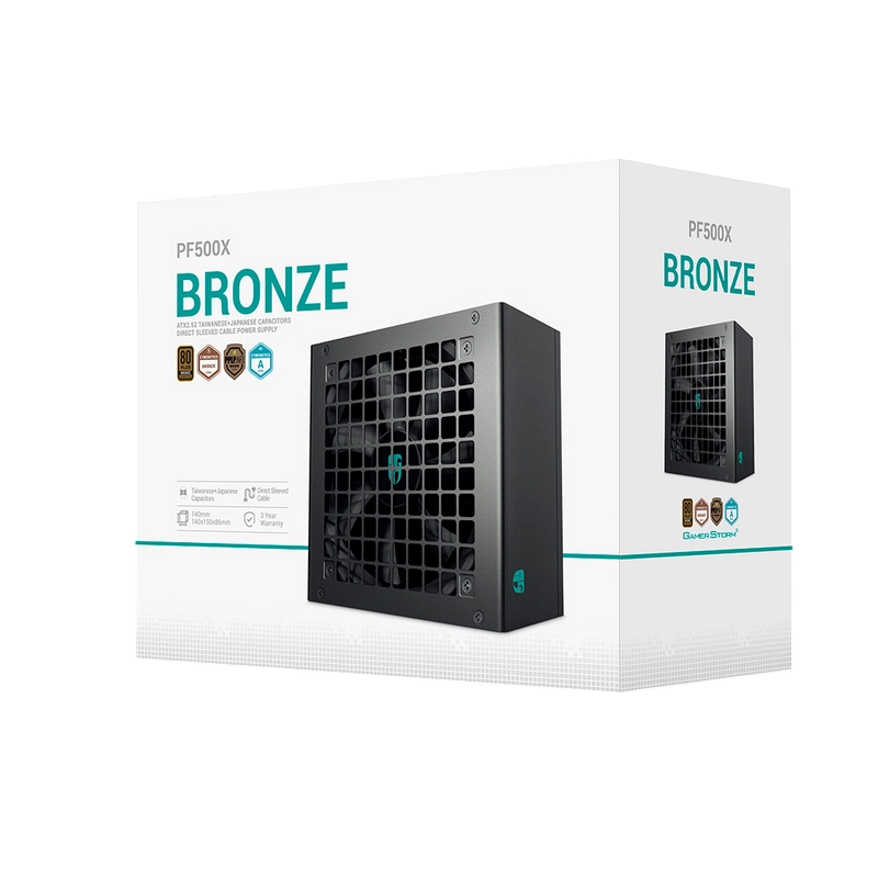 Блок питания для компьютеров Deepcool GamerStorm PF500X ATX Черный