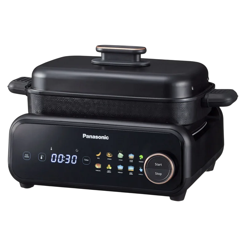 Aparat de gătit multifuncțional Panasonic NF-GM600KXE Negru
1524 W | 2.5 l | Antiaderent