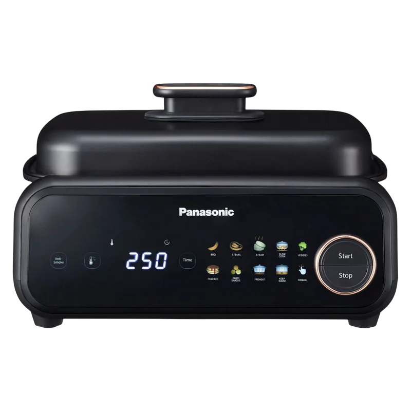Aparat de gătit multifuncțional Panasonic NF-GM600KXE Negru
1524 W | 2.5 l | Antiaderent