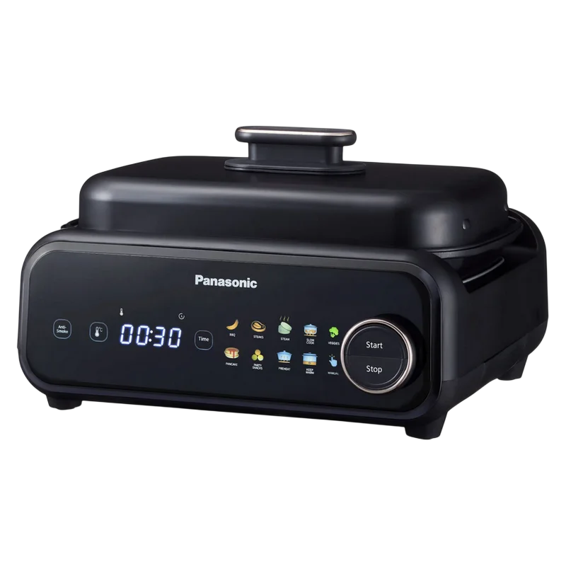 Aparat de gătit multifuncțional Panasonic NF-GM600KXE Negru
1524 W | 2.5 l | Antiaderent