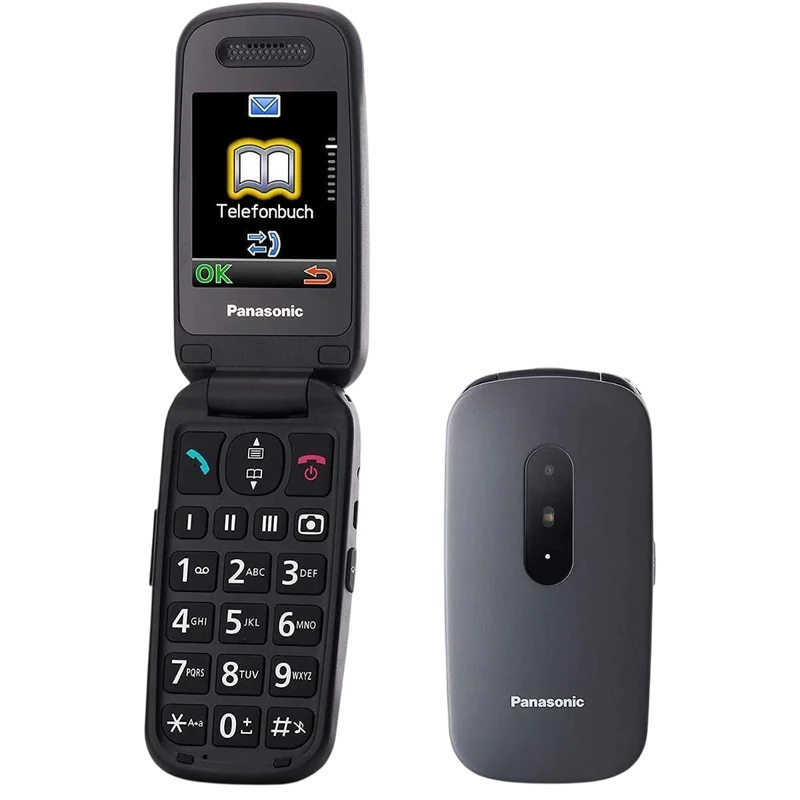 Мобильный телефон Кнопочный Panasonic KX-TU446 Серый