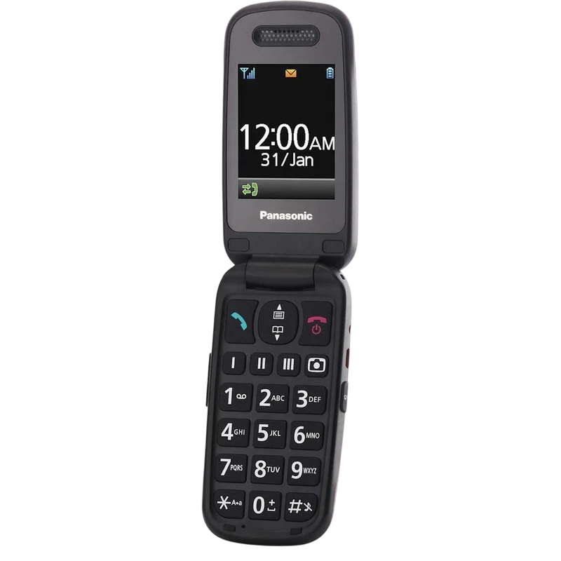 Мобильный телефон Кнопочный Panasonic KX-TU446 Серый