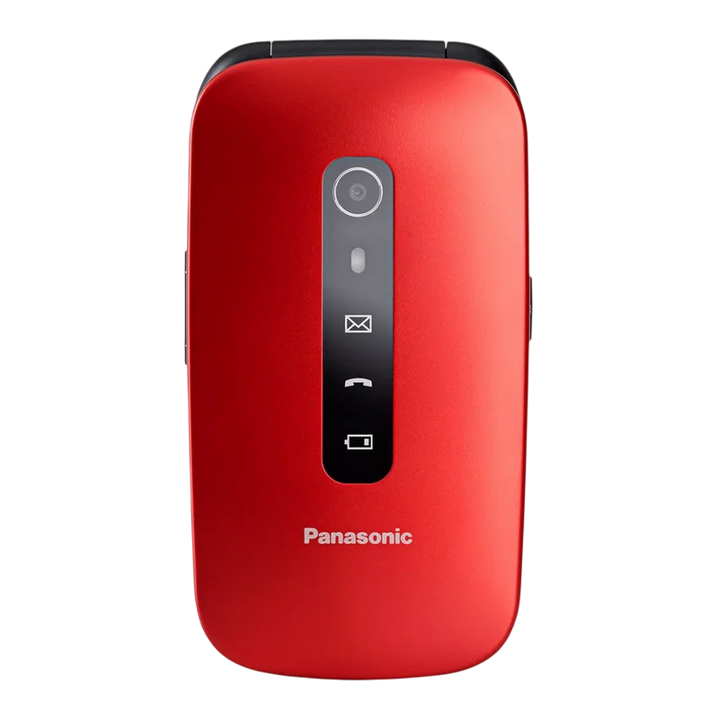 Купить  Кнопочные телефоны - Мобильный телефон Флип Panasonic KX-TU550 Кра..