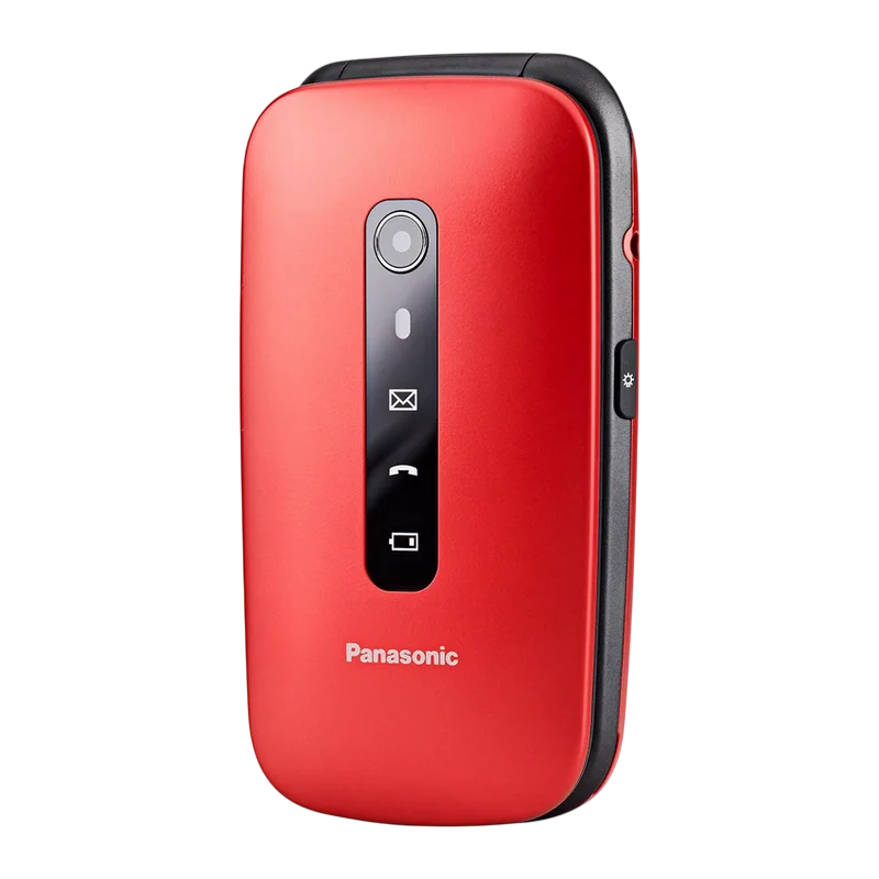 Мобильный телефон Флип Panasonic KX-TU550 Красный