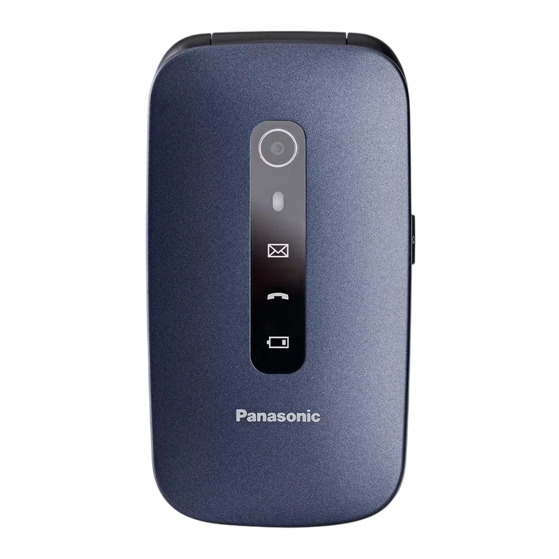 Купить  Кнопочные телефоны - Мобильный телефон Флип Panasonic KX-TU550 Син..