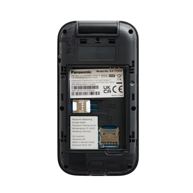 Мобильный телефон Кнопочный Panasonic KX-TF600 Чёрный