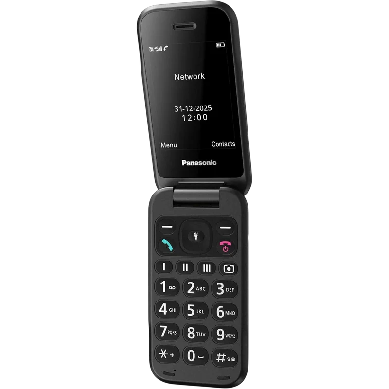 Мобильный телефон Кнопочный Panasonic KX-TF600 Чёрный
