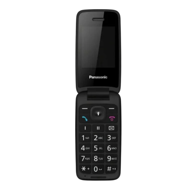 Мобильный телефон Кнопочный Panasonic KX-TU410 Чёрный