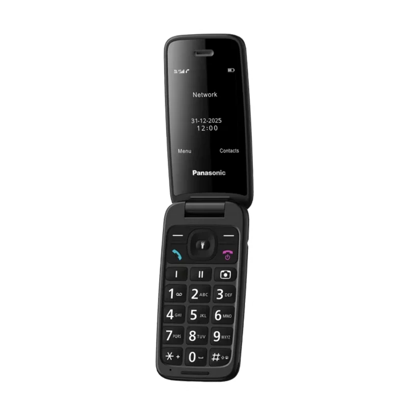 Мобильный телефон Кнопочный Panasonic KX-TU410 Чёрный