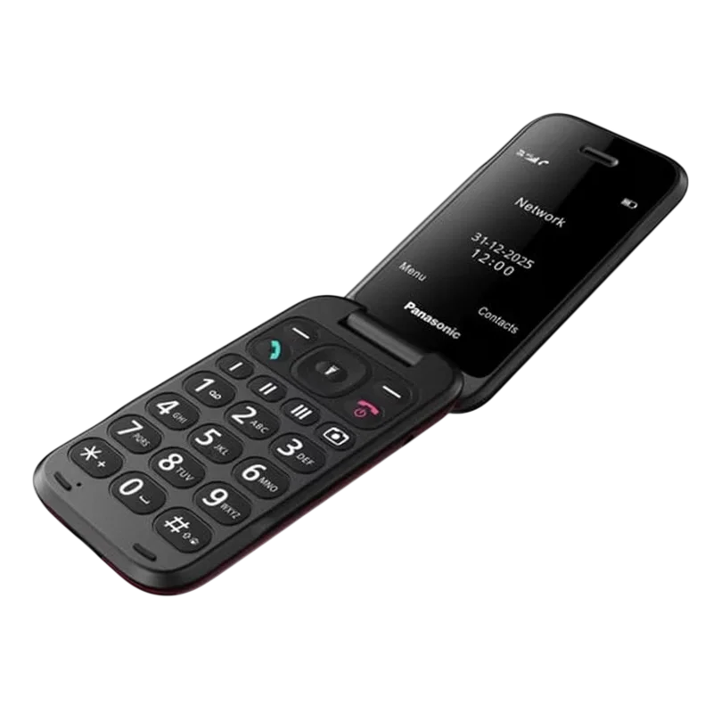 Мобильный телефон Кнопочный Panasonic KX-TU410 Чёрный