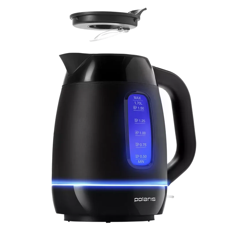 Fierbător electric Polaris PWK 0723DDW Negru
2400 W | 1.7 l | Plastic,Sticlă
