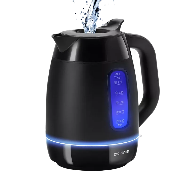 Fierbător electric Polaris PWK 0723DDW Negru
2400 W | 1.7 l | Plastic,Sticlă