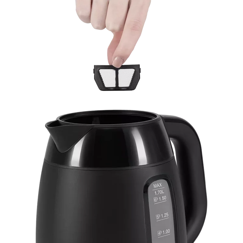 Fierbător electric Polaris PWK 0723DDW Negru
2400 W | 1.7 l | Plastic,Sticlă