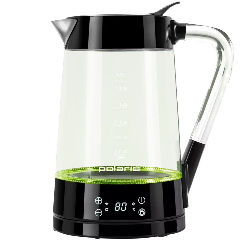 Fierbător electric Polaris PWK 1715CGLD Negru
2200 W | 1.7 l | Plastic,Sticlă