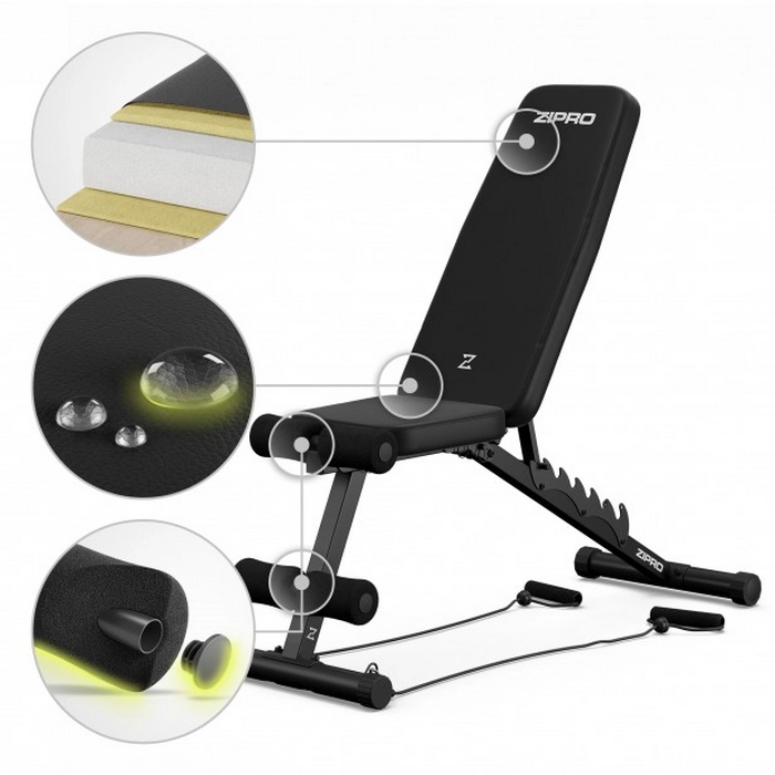 Bancă fitness Zipro Tempo Negru
110 kg