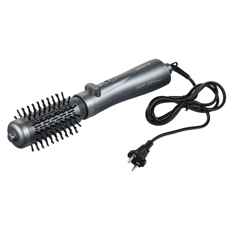 Uscător de păr-perie Polaris PHS 1020RK Grafit
1000 W | Rețea | 0.61 kg